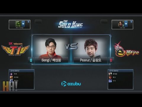 Bengi vs Peanut - Game 1 - "The Solo King" Korean 1vs1 Tournament