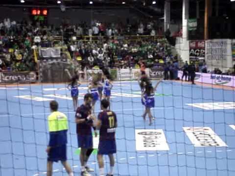 Dream Cheers de Asobal en la final de la Copa del Rey de Balonmano Antequera 2010