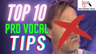 DO THIS If You Want To Improve As A Singer Or Musician - Top 10 Pro Tips For Performers