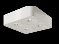 Nimbus-Q-Four-Plafonnier-LED-incl.-Convertisseur-blanc---40Grad YouTube Video