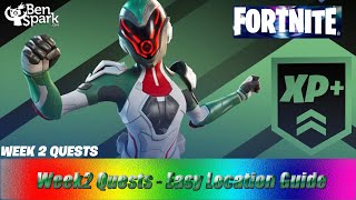 How To Complete All Week 2 Quests - Easy Location Guide - Fortnite Chapter 3 Season 4 Paradise