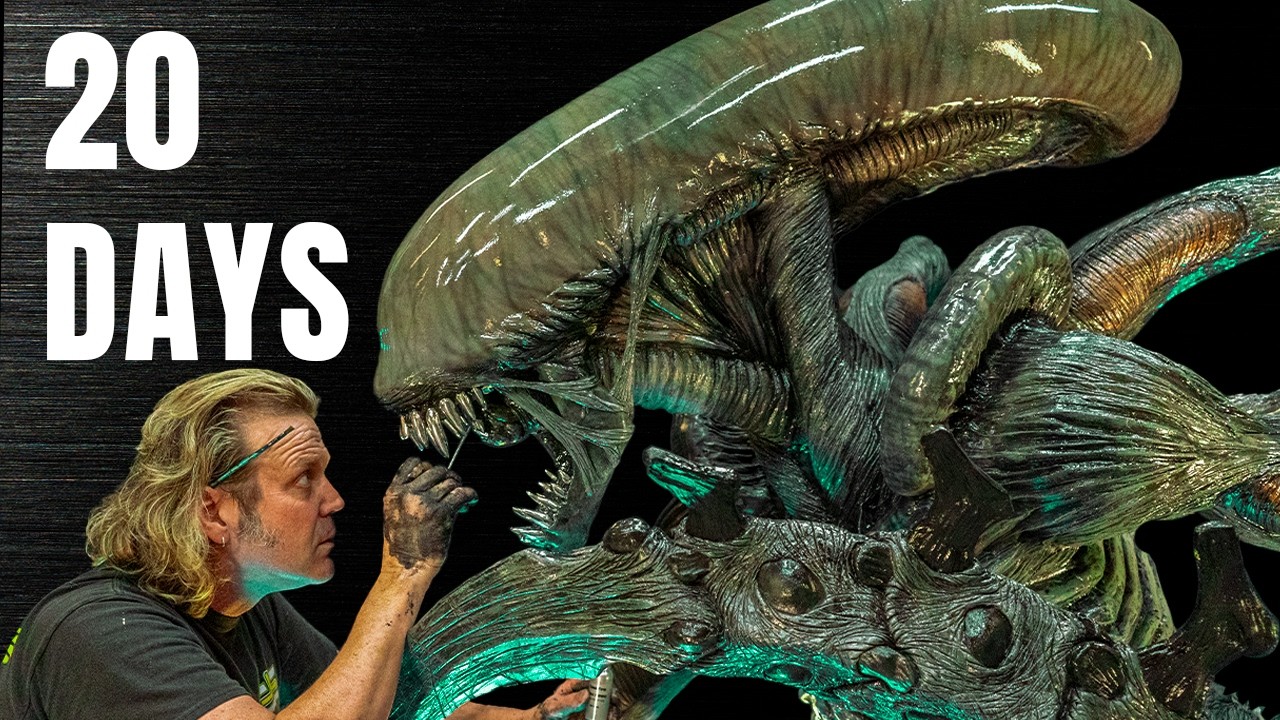 Sculpting a Life Size Alien in 20 Days