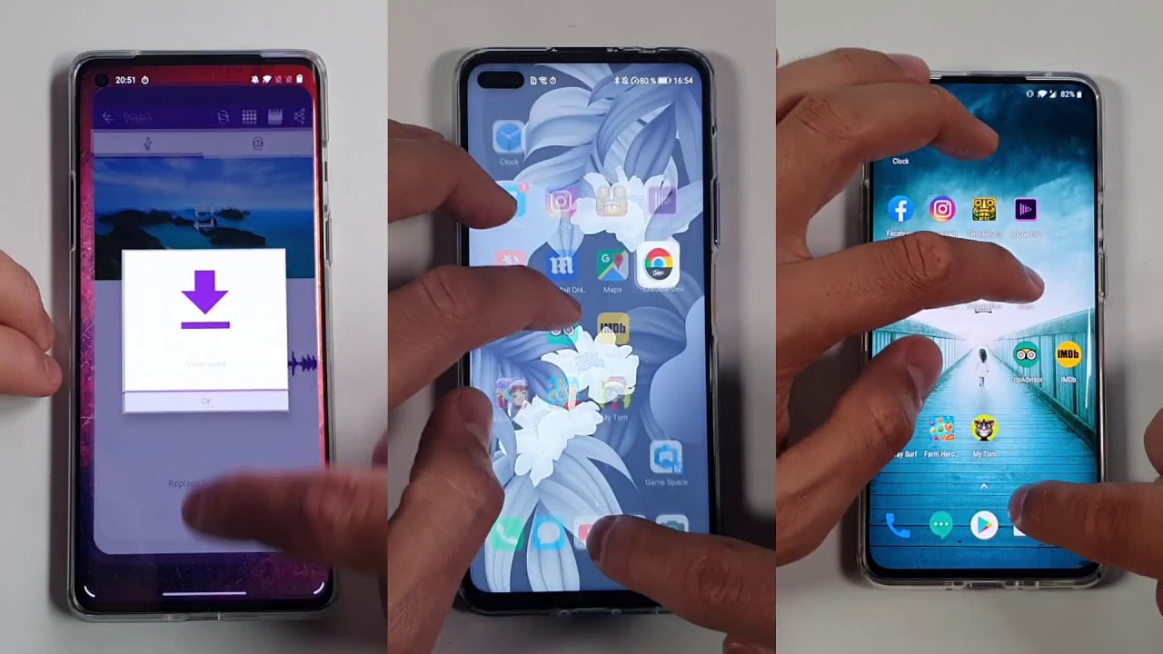 OnePlus 8 vs Huawei Nova 6 vs OnePlus 7 Pro Speed test/Gaming/Snapdragon 865 vs 855 Kirin 990