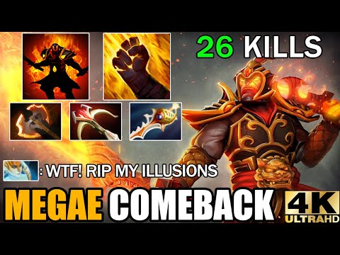 Crazy Late Game Battle 1100 GMP Ember Spirit VS 1100 GMP Naga - Epic 53K Net Comeback 7.30 Dota 2
