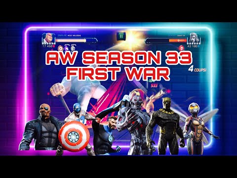 AW SEASON 33 FIRST WAR | MARVEL CONTEST OF CHAMPIONS