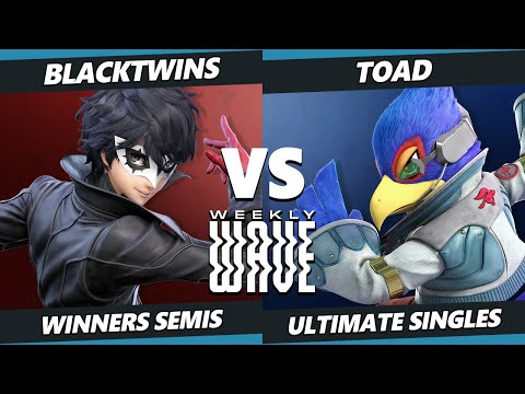 Weekly Wave 22 Winners Semis - Blacktwins (Joker, Pyra Mythra) Vs. Toad (Falco) SSBU Ultimate
