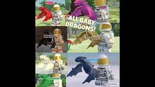 LEGO® Worlds-ALL BABY DRAGONS SHOWCASE!