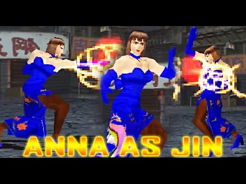 [TAS] Anna With Jin's Moves Gameplay - Tekken 3 (Requested)