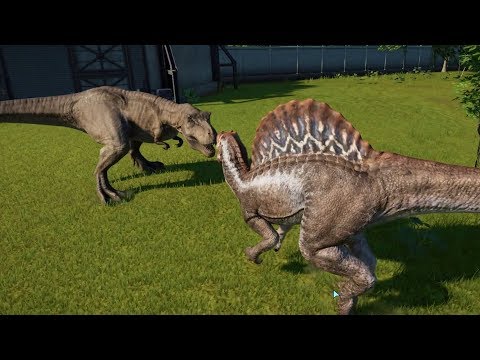 Spinosaurus(Modified) VS All Carnivores - Jurassic World Evolution