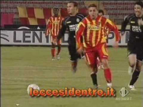 I goal degli ex Giuseppe Cozzolino Lecce Siena 3-0(3-0) soundtrack I Know You Want Me-Pitbull