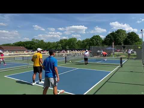 Gold Medal Pickleball Mens Doubles 5.0 Match at North Mid-Atlantic Regional Pickleball Championship