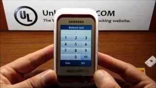 How To Unlock Samsung Champ C3300/C3300K/C3303/C3303i By Unlock Code.