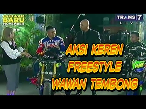 AKSI KEREN WAWAN TEMBONG & ADIKNYA FREESTYLE DIDEPAN DEDY CORBUZIER - Hitam Putih 7 November 2017