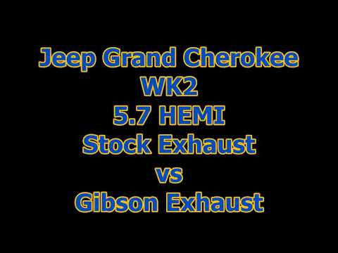 Jeep Grand Cherokee Gibson Exhaust vs Stock Exhaust