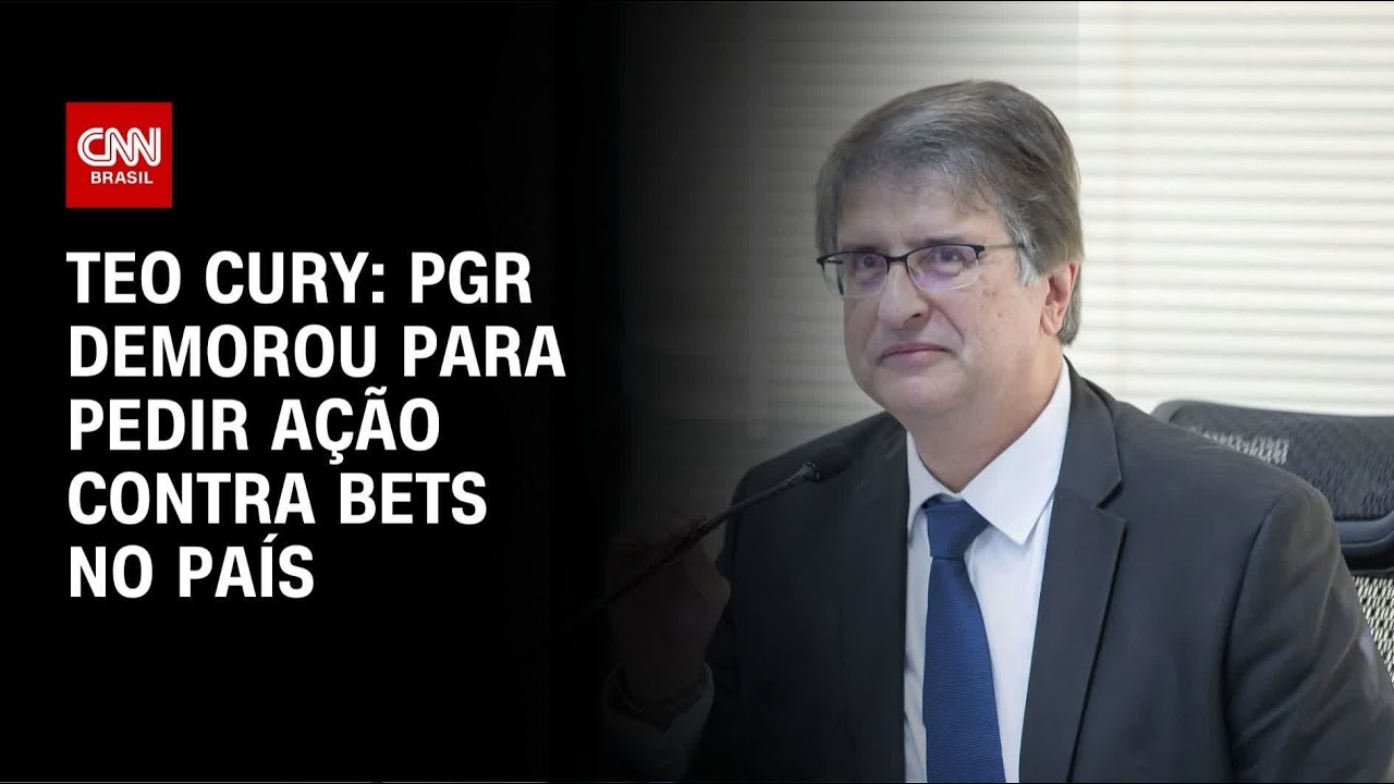 Teo Cury: PGR demorou para pedir ação contra bets no país | CNN NOVO DIA