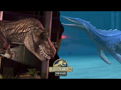 REXY & LEPTOCLEIDUS!!! BATTLE MODE EVENT| JURASSIC WORLD THE GAME