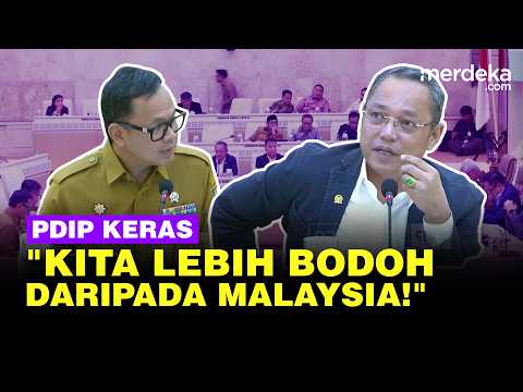 Deddy PDIP Emosi Depan Wamen Bima Arya: Lebih Bodoh Daripada Malaysia!