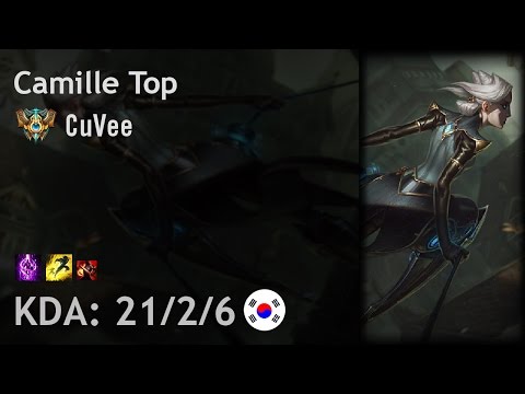 Camille Top vs Fiora - CuVee - KR Challenger Patch 7.1