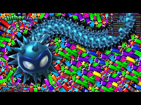 Slither.io A.I. Prickly Skin Vs Pro Snake - Epic Skin Slitherio Vip Best Gameplay - Infinity Score
