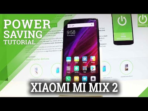 Save Battery in XIAOMI Mi Mix 2 - Turn On Power Saving