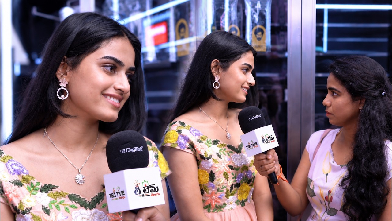 Herione Raayancha Speech At Aasmaan Movie Teaser Launch Event |MeghamshSrihari|Tea Time|