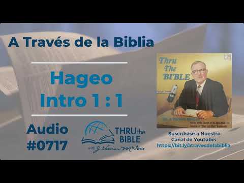 Hageo 1 : 1 #717 J Vernon McGee #sofonias   #estudiosbiblicoscristianosevangelicos