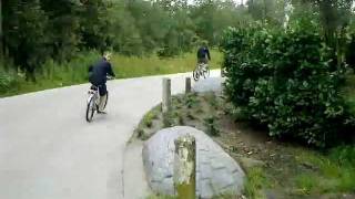 preview picture of video 'Cycling near Lommel, Belgium August 2011'