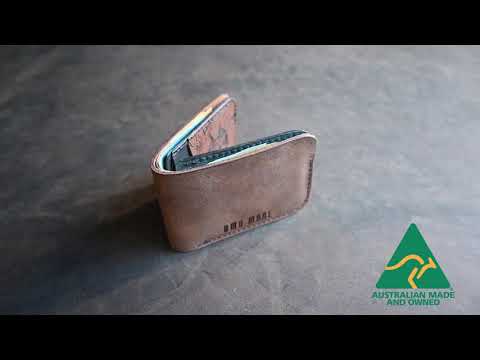 RMK Leather Works Australia - Minimalist Bifold Product Demo