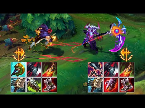 SETT vs KAYN (DARKIN) SEASON 12 FULL BUILD FIGHTS