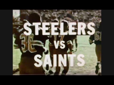 New Orleans Saints - Pittsburgh Steelers 1969 NFL "Game of the week"
