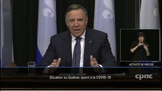 COVID-19 : Québec dévoile un calendrier de déconfinement progressif jusqu’au 14 mars– 8 janvier 2022