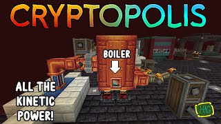 (#10) SUPER CRUSHER! Crushing Wheels and Mechanical Extruder (Cryptopolis - Minecraft 1.19.2)