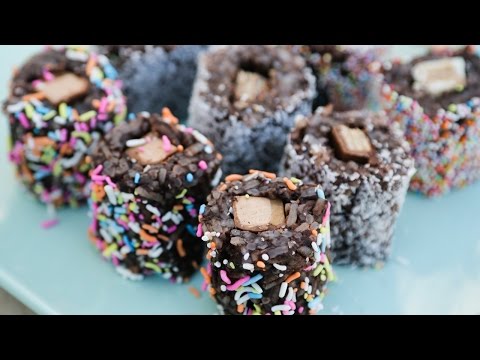 How to Make Chocolate Rice Sushi Rolls