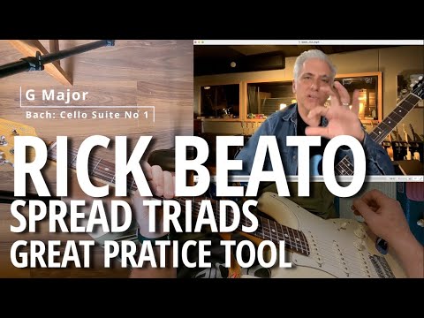 Rick Beato Spread Triads Guitar Lesson & Tutorial with Tabs
