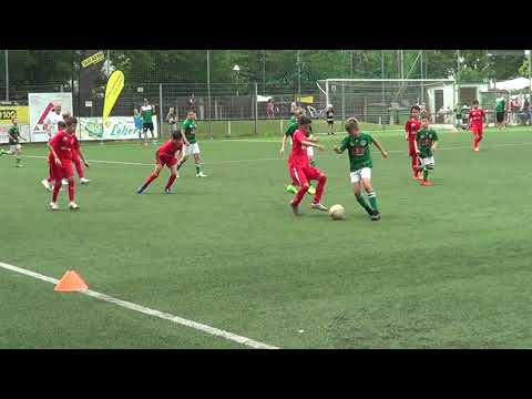 Post SV (rot) U11 gegen Rapid Oberlaa - 15.6.2019  (12:10 min)