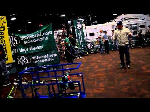 Dragster Roping during NFR Week, Las Vegas