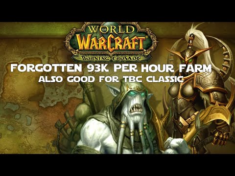 Is This Forgotten Farm 93k per hour?!? - WoW Shadowlands or TBC Classic Gold Making Guides