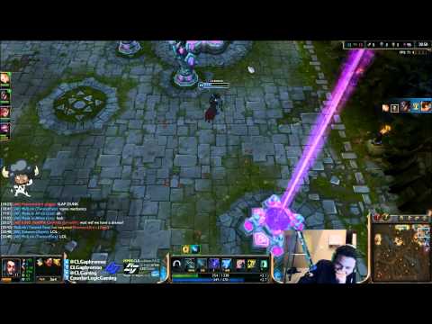 Phantoml0rd tries to dunk Aphromoo