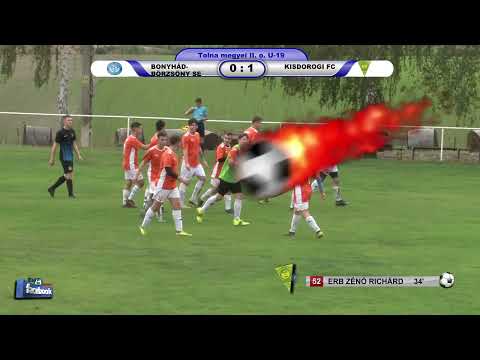 BONYHÁD-BÖRZSÖNY SE - KISDOROGI FC  M.II. U-19  1 - 2  (0 - 1)
