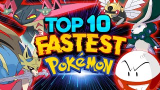 Top 10 Fastest Pokemon