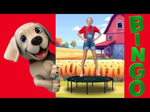 Toddler Trampoline Workout | Bingo | PE Bowman