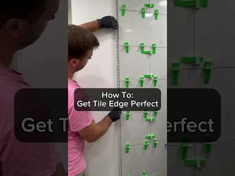 How To: Get Perfect Tile Edge: Tile Shower Remodel