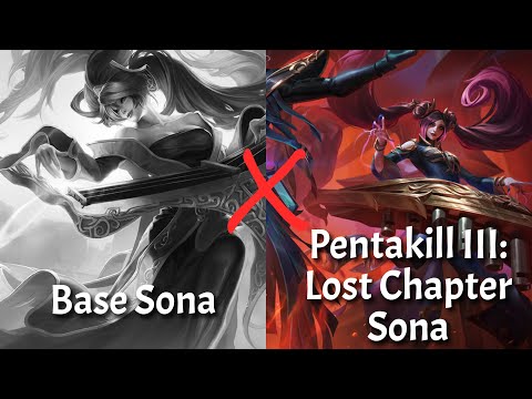 How is Pentakill III Sona DIFFERENT? | Skin Comparison