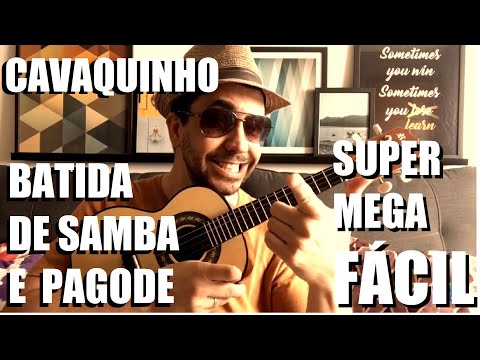 BATIDA de SAMBA e PAGODE - CAVACO FÁCIL em 2 MINUTOS 🤠👍