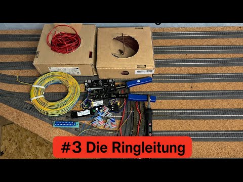 Die Ringleitung + Weichen anschließen - #3 Eine neue Märklin H0 Modellbahn entsteht 