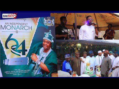 FEMO COMMANDER PERFORMANCE AT 64TH BIRTHDAY HRM OBA ABDUL FATAI AKOREDE AKAMO ONTORI OYOOMU