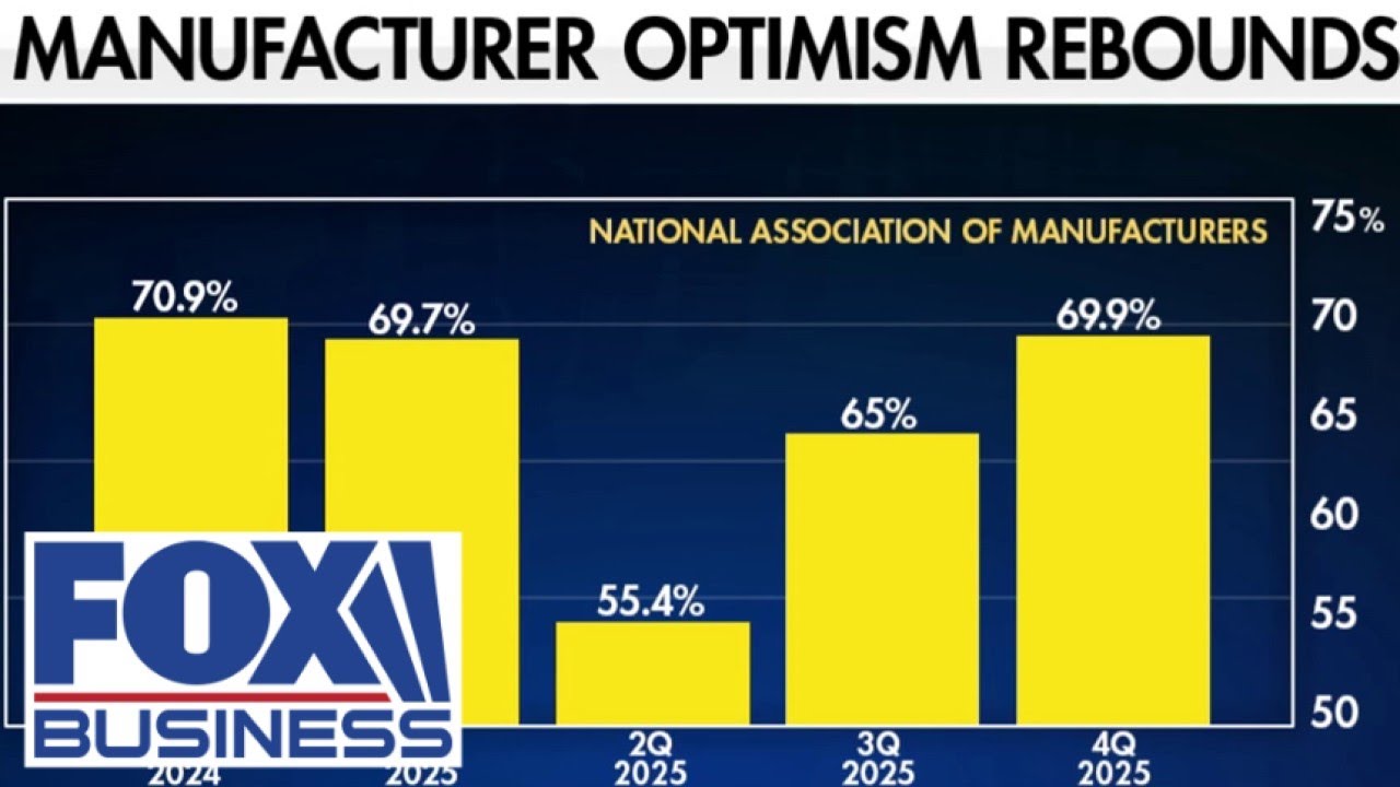 Manufacturers are giving a 'big thumbs up' for the direction the economy is heading, expert ways
