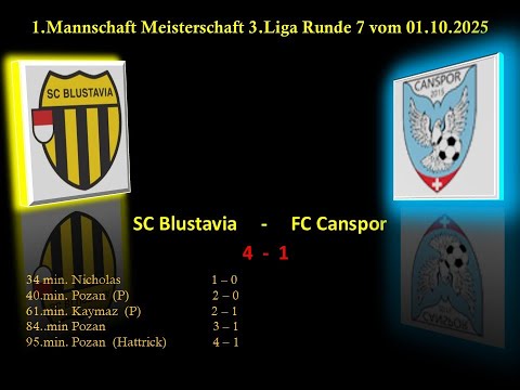 2.Mannschaft Meisterschaft 4.liga SC Blustavia - FC Canspor