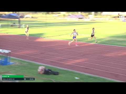 Girls U15 200m Heat 2: 2024-25 State Combined Event Championships
