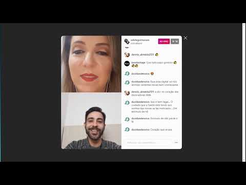 Reprodução Live Instagram